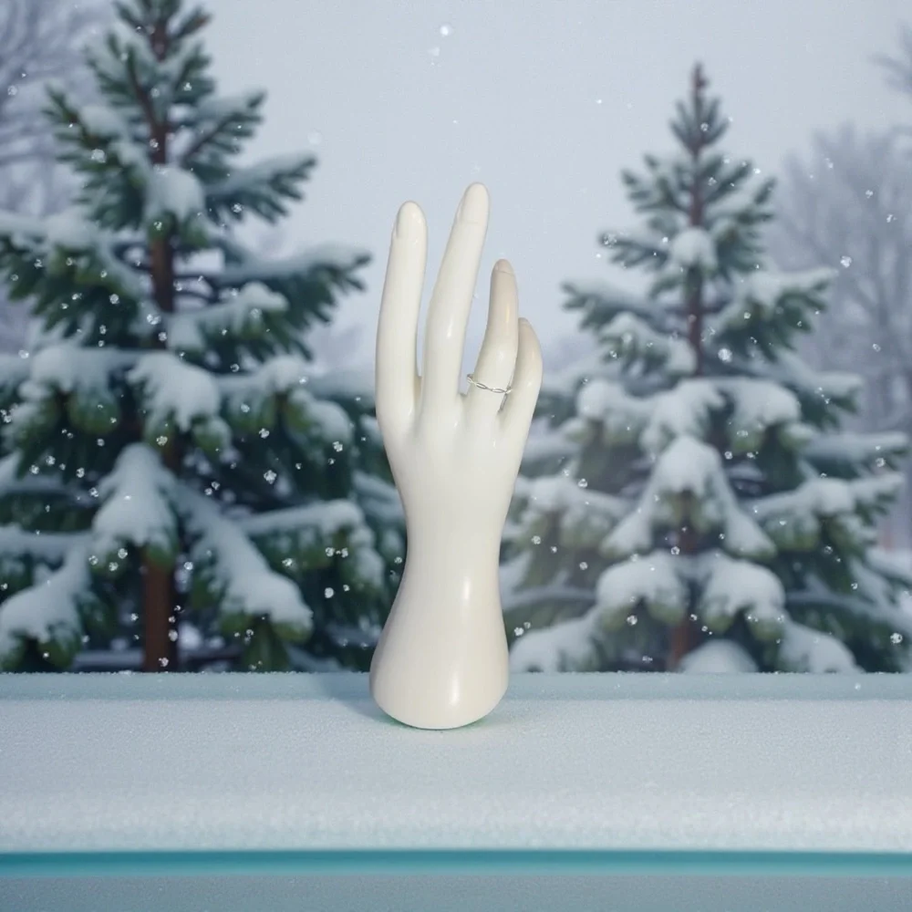 925 Sterling  Silver Minimalist Twisted Ring - Picture 3 of 6